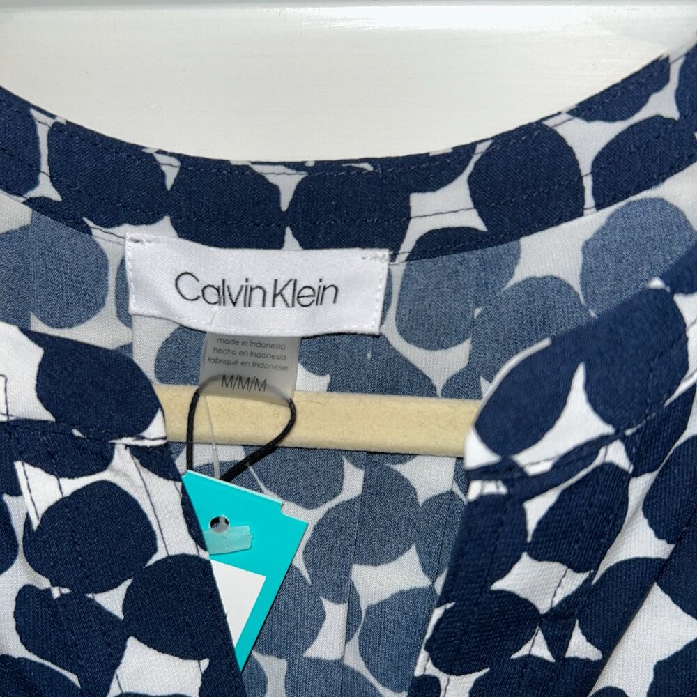 Calvin Klein Suit Separates Tallia Flutter Blouse - Picture 3 of 7